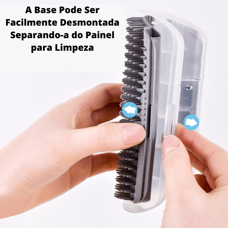 Escova Coçador Massageador para Pets (Quina)