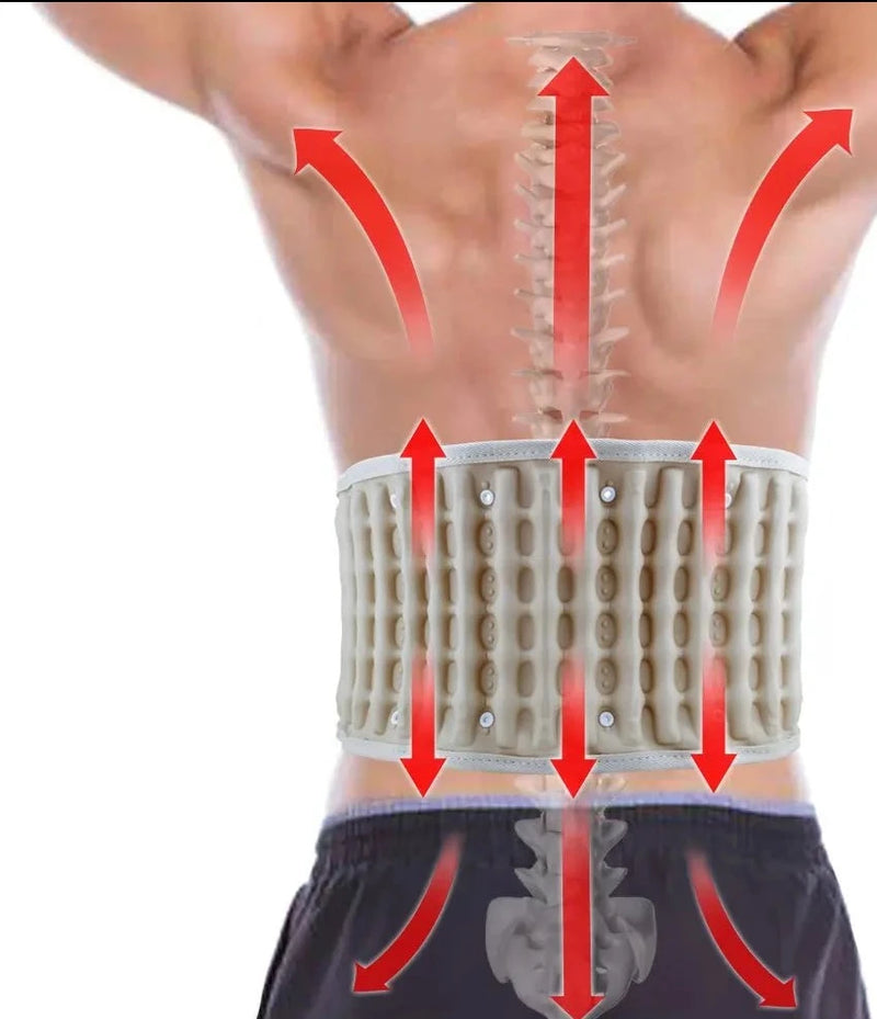 Cinta para Alívio da Dor Lombar Térmica Descompressão Inflável