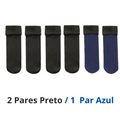 Meias Térmicas Forradas com Lã de Pelúcia kit com 3 Pares