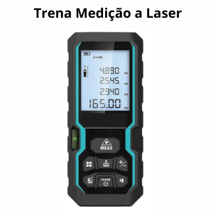 Trena de Medição a Laser 80m/100m S6 Régua Eletrônica