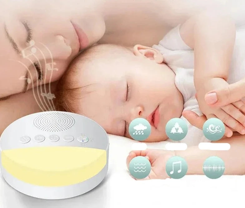 Monitor de Sono Portátil para Bebê com Música e Temporizador