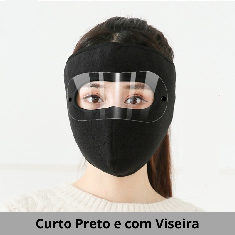 Protetor Térmico de Rosto com Viseira Para Atividades ao ar Livre Ciclismo Motociclismo