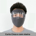 Protetor Térmico de Rosto com Viseira Para Atividades ao ar Livre Ciclismo Motociclismo