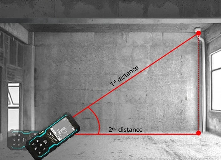 Trena de Medição a Laser 80m/100m S6 Régua Eletrônica