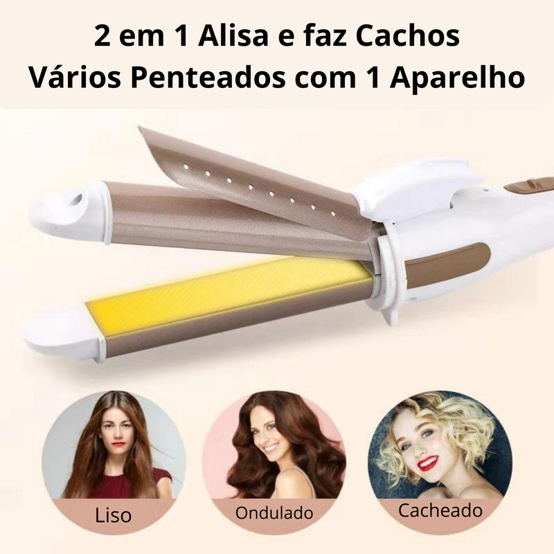 Prancha e Babyliss 2 EM 1 Bivolt 180°