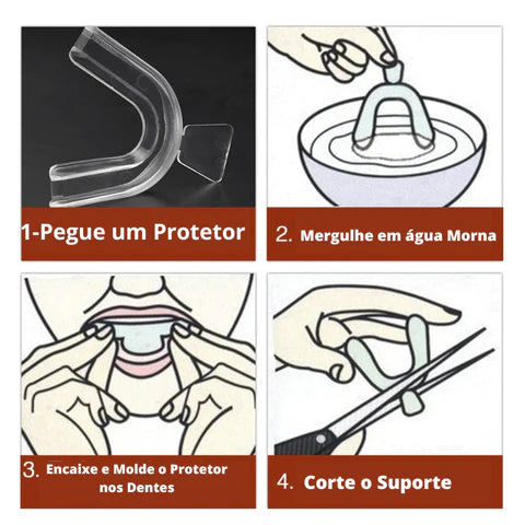 Protetor Dental para Bruxismo 2 em 1